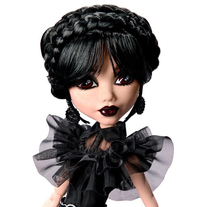 Mattel Muñeca Monster High Wednesday Vestido Raven para niñas de 5 años 4 Mattel Muñeca Monster High Wednesday Vestido Raven para niñas de 5 años 4