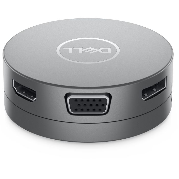 Dell DA310 Adaptador Docking Station 7 en 1 USB-C con HDMI, DisplayPort, VGA, Ethernet y 2x USB 3.1 Gris 2