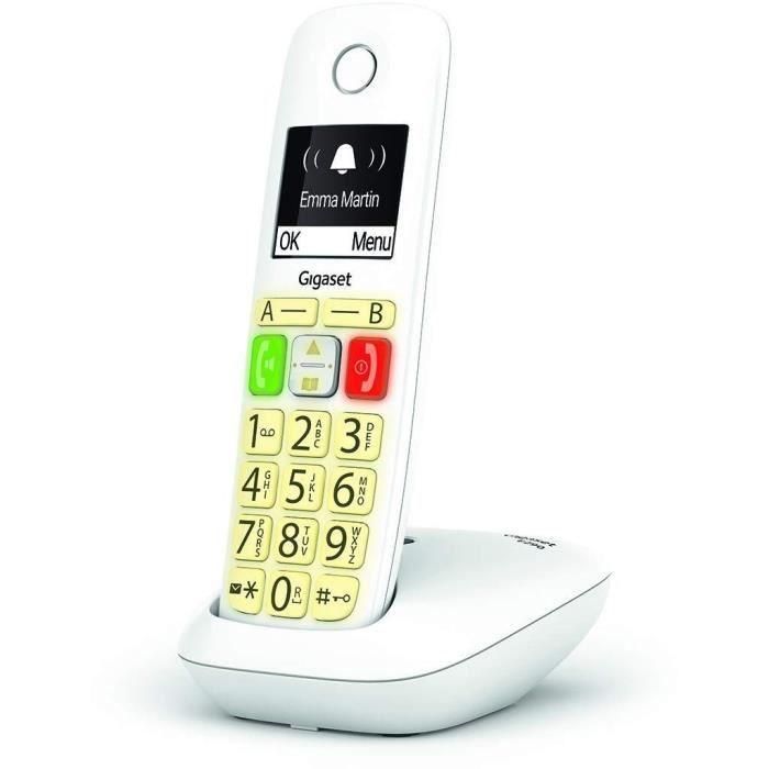 Teléfono fijo GIGASET E290 Duo Blanco 5 Teléfono fijo GIGASET E290 Duo Blanco 5