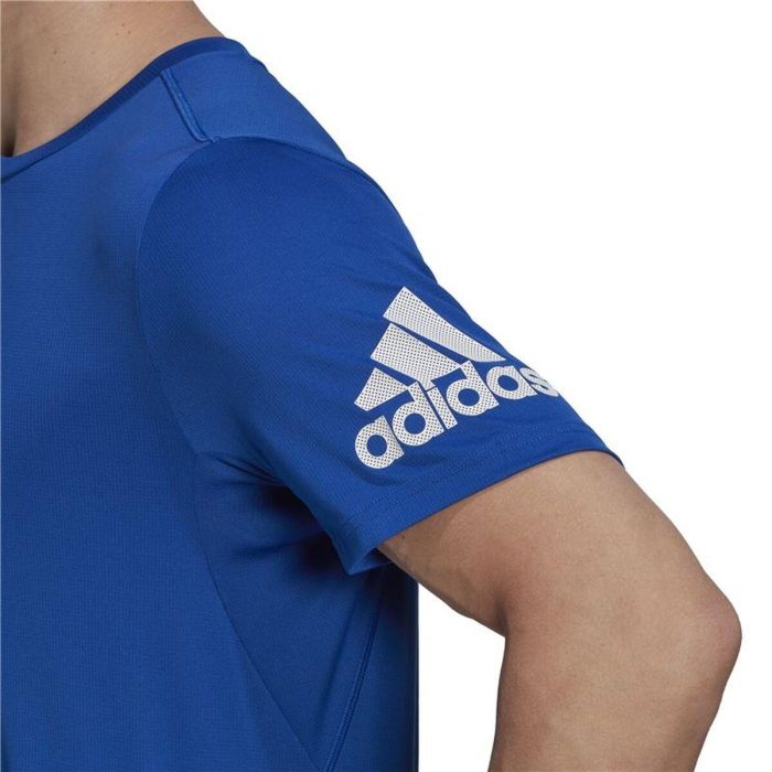 Camiseta de Manga Corta Hombre Adidas HL3968 Azul