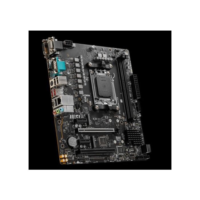 Placa MSI Pro A620M-C Ex,Amd,Am5,A620,2Ddr5,128Gb,Vga+Dvi+Hdmi+Dp,Gblan,4Sata6.0+2Xm.2,4Usb3.2+1Usb3.2 Type-C,Matx 2 Placa MSI Pro A620M-C Ex,Amd,Am5,A620,2Ddr5,128Gb,Vga+Dvi+Hdmi+Dp,Gblan,4Sata6.0+2Xm.2,4Usb3.2+1Usb3.2 Type-C,Matx 2