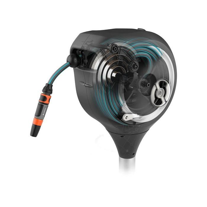 Gardena 18607-20 Caja Manguera Terrassen-Schlauchbox RollUp S (Blanco) 15 m Negro Manguera Flexible Resistente a Heladas Boquilla Incluida 3 Gardena 18607-20 Caja Manguera Terrassen-Schlauchbox RollUp S (Blanco) 15 m Negro Manguera Flexible Resistente a Heladas Boquilla Incluida 3