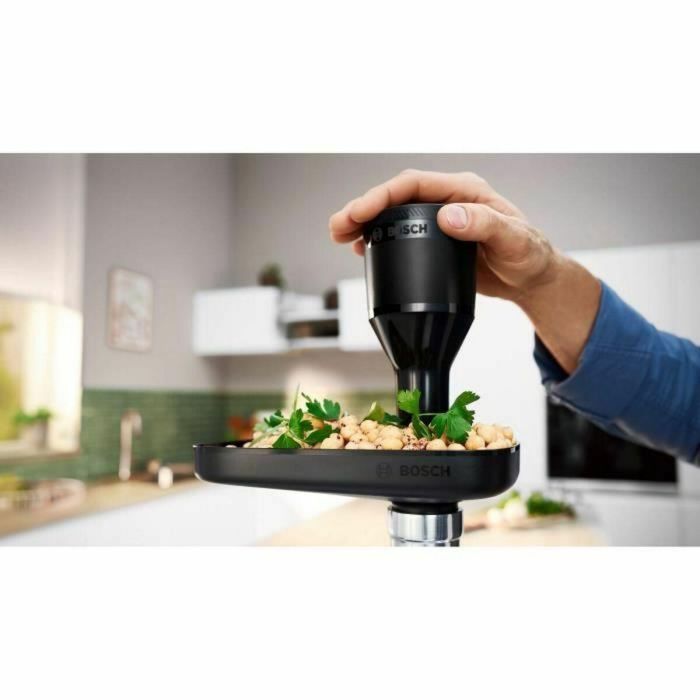 Bosch MFWS430B Picadora de Carne Serie 4, 3 Rejillas de Trituración, Marcha Atrás, Negra 3