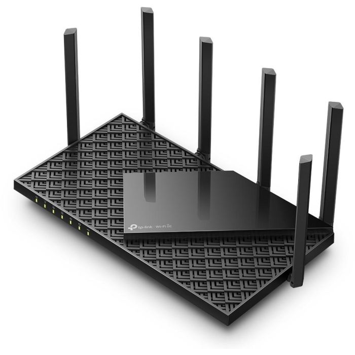 TP-Link Archer AXE75 Router de Sobremesa Wi-Fi 6E Tribanda 5400 Mbps con 5 Puertos Gigabit Ethernet y USB Negro 2
