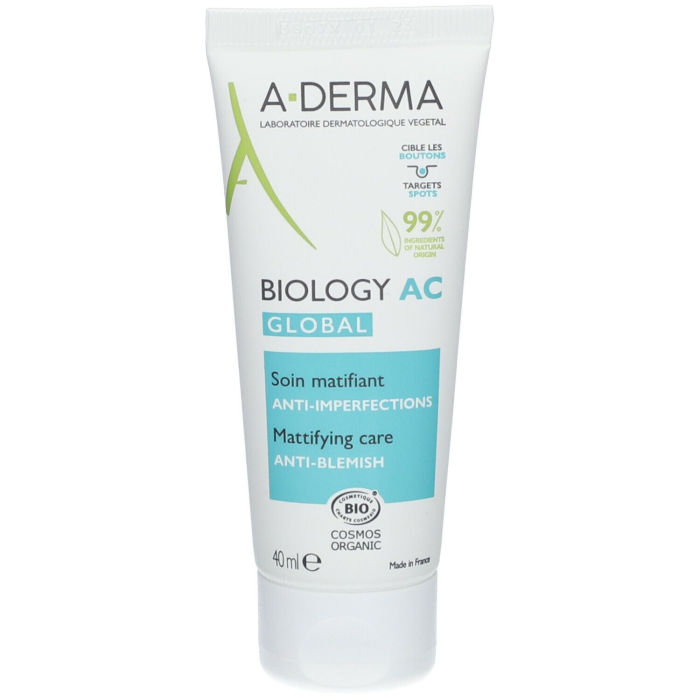 Aderma Biology Ac Global Cuidado Matificante Anti-Imperfecciones 40 mL