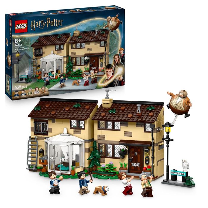 LEGO 76451 Set Coleccionable Construible Harry Potter - Nº 4 Privet Drive, Casa Dursley, Visita de Tía Marge, El Prisionero de Azkaban LEGO 76451 Set Coleccionable Construible Harry Potter - Nº 4 Privet Drive, Casa Dursley, Visita de Tía Marge, El Prisionero de Azkaban
