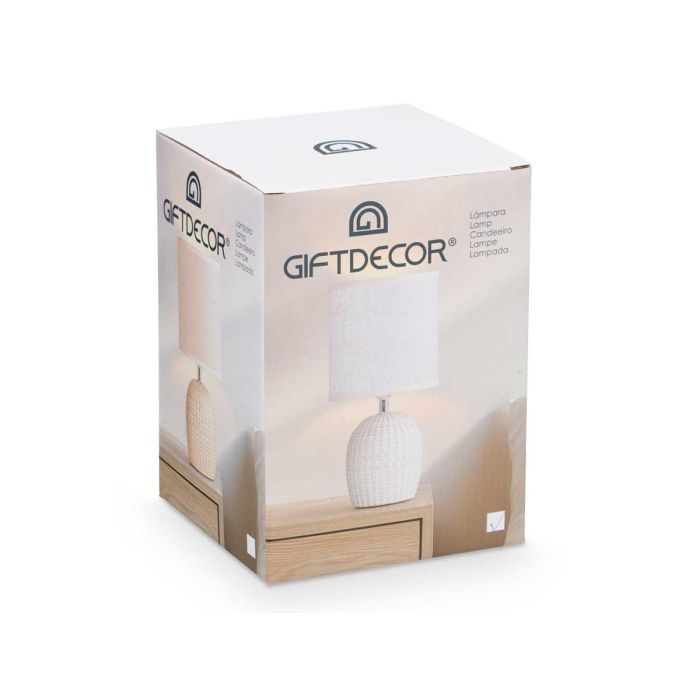 Lampara Sobremesa Ceramica Abombada Surtidos Giftdecor 14X30CM (12 Unidades) 1 Lampara Sobremesa Ceramica Abombada Surtidos Giftdecor 14X30CM (12 Unidades) 1