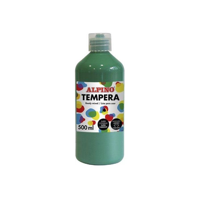 Tempera Alpino Liquida 500 Ml (Botella) Verde Prado