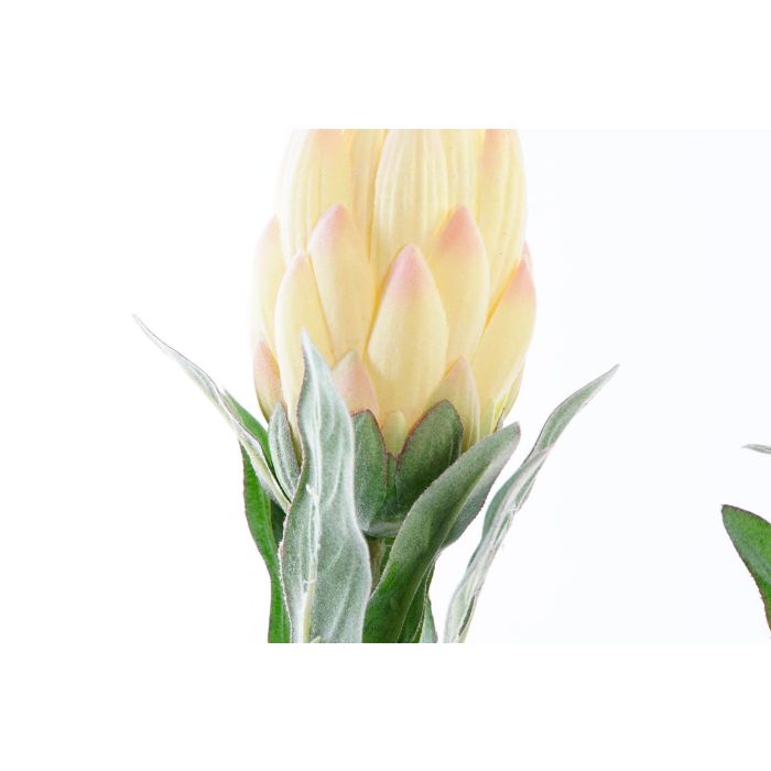 DKD Home Decor Flor Artificial Alcachofa Amarilla Verde 65 cm Surtida Pack 24 Unidades 2
