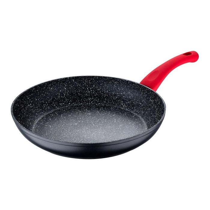 San Ignacio Sartén de Aluminio Forjado Inducción Ø28 cm, Antiadherente Marmolado, Mango Rojo Tacto Suave, Sin PFOA ni BPA 0 San Ignacio Sartén de Aluminio Forjado Inducción Ø28 cm, Antiadherente Marmolado, Mango Rojo Tacto Suave, Sin PFOA ni BPA 0