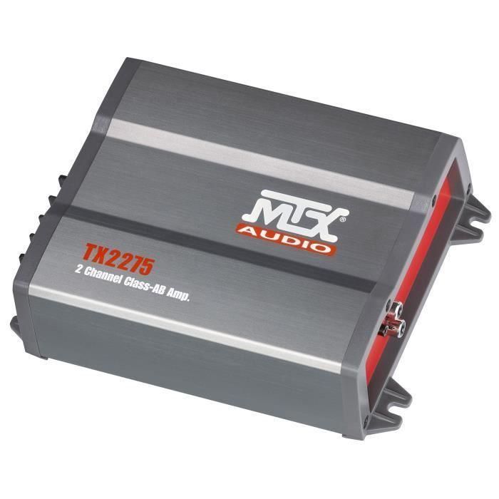 MTX Audio TX2275 Amplificador 2 Canales Clase-AB 2x110W RMS a 2Ω | Filtro Activo Variable | Entradas Alto Nivel 2 MTX Audio TX2275 Amplificador 2 Canales Clase-AB 2x110W RMS a 2Ω | Filtro Activo Variable | Entradas Alto Nivel 2