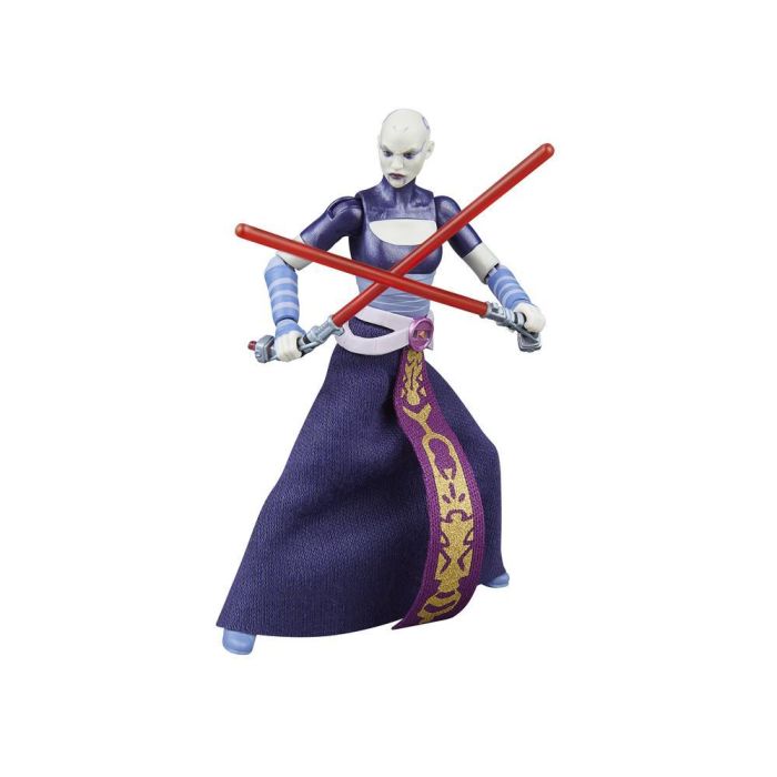 HASBRO Figura Articulada Asajj Ventress Star Wars: La Guerra de los Clones 9,5cm con Accesorios 5
