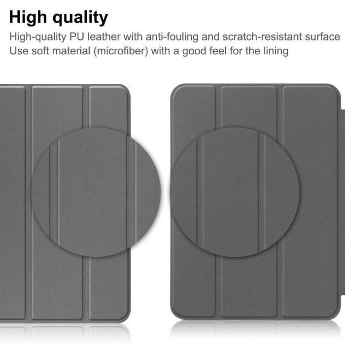 CoreParts For Apple iPad 10th Gen 10.9-inch (2022) Tri-fold Caster Hard Shell Cover with Auto Wake Function - Gray 6 CoreParts For Apple iPad 10th Gen 10.9-inch (2022) Tri-fold Caster Hard Shell Cover with Auto Wake Function - Gray 6