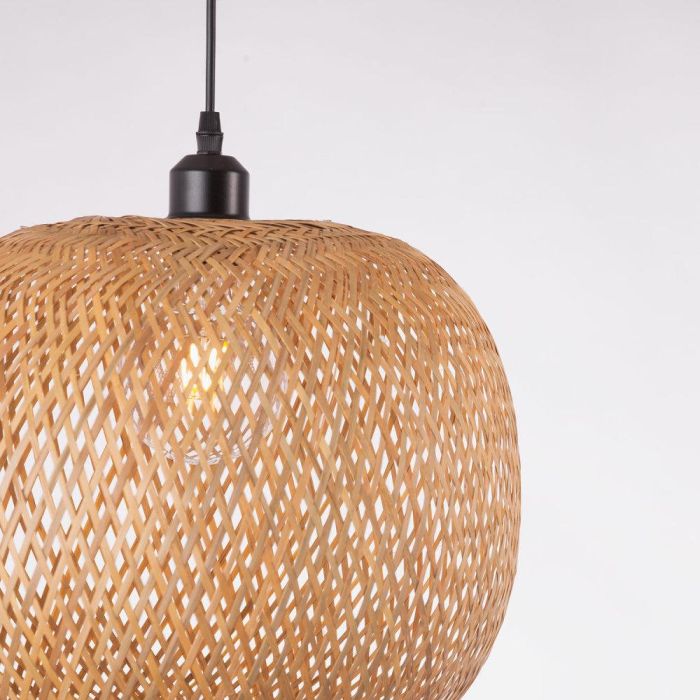 Lámpara Colgante Kasukabe de Bambú Natural Mediterráneo Boho-chic para Salones, Comedores, Dormitorios, Restaurantes E27 [SKD-P80003] 1