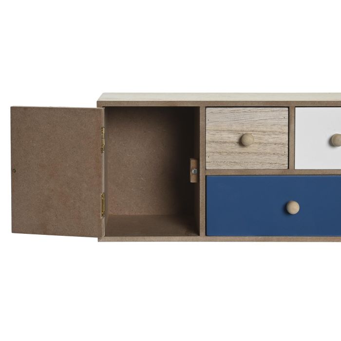 DKD Home Decor Joyero Organizador Shabby con Diseño Country Floral y 4 Cajones de Madera MDF Multicolor - 30x12.5x15 cm 2 DKD Home Decor Joyero Organizador Shabby con Diseño Country Floral y 4 Cajones de Madera MDF Multicolor - 30x12.5x15 cm 2