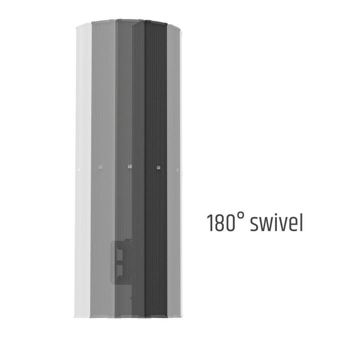 LD Systems Integration Serie Maui (LDMAUII1WMBT) Tilt-And-Swivel Wall Mount For Maui I1, Black Warranty 5 Years (Pu10) 2