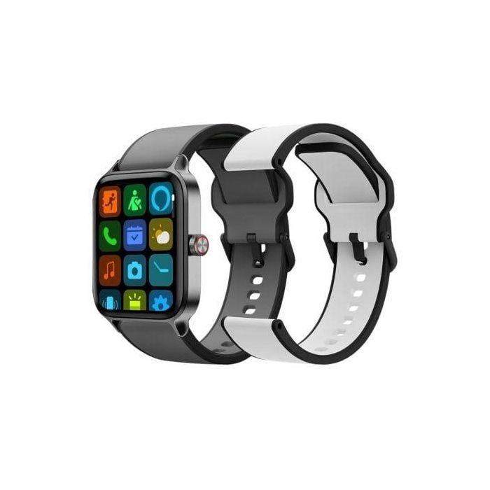 SPC 9653N Smartwatch Smartee Duo Pro - GPS, Llamadas Bluetooth, Frecuencia Cardíaca, Oxímetro, AMOLED, IP68, 9 Días, 2 Correas, Negro 1
