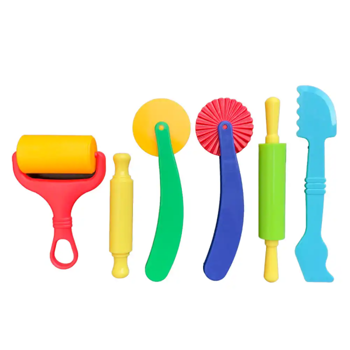 Liderpapel Caja de 6 Piezas Surtidas de Instrumentos de Modelar para Plastilina, Plástico Resistente, Útiles Manualidades 1