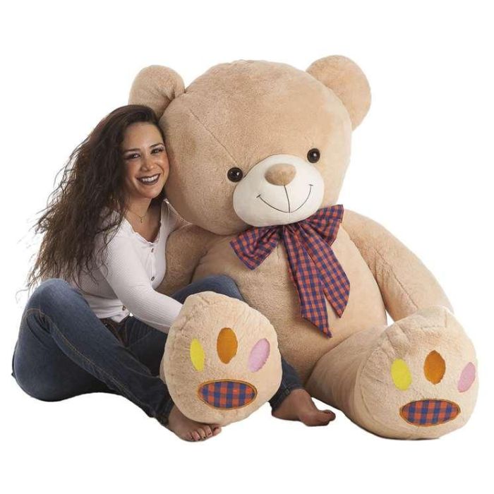 Peluche oso huellas colors 145 cm