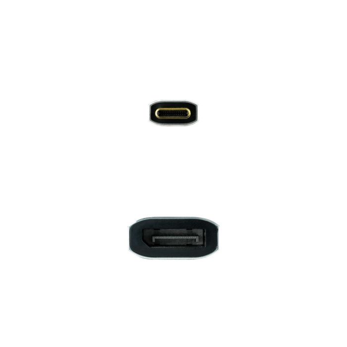 Adaptador USB-C a DisplayPort NANOCABLE 10.16.4104-G Gris 15 cm 8K Ultra HD 1 Adaptador USB-C a DisplayPort NANOCABLE 10.16.4104-G Gris 15 cm 8K Ultra HD 1