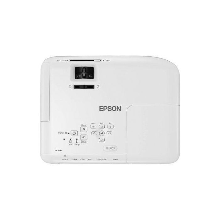 Proyector Epson EB-W05/ 3300 Lúmenes/ WXGA/ HDMI-VGA/ Blanco 3
