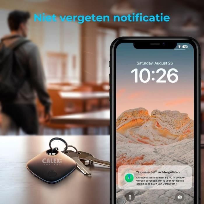 Etiqueta inteligente - CALEX - Rastreador Bluetooth - Compatible con Apple
