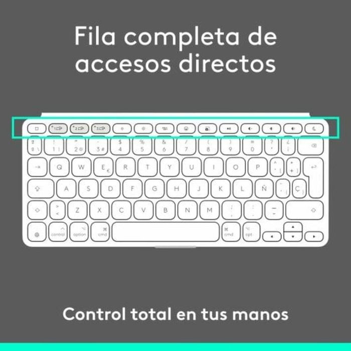 Teclado Logitech Blanco QWERTY 1