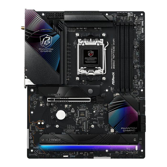 ASRock Placa Base B850 Riptide Wifi 90-MXBQT0-A0UAYZ AMD AM5 DDR5 ATX Wi-Fi 7 1