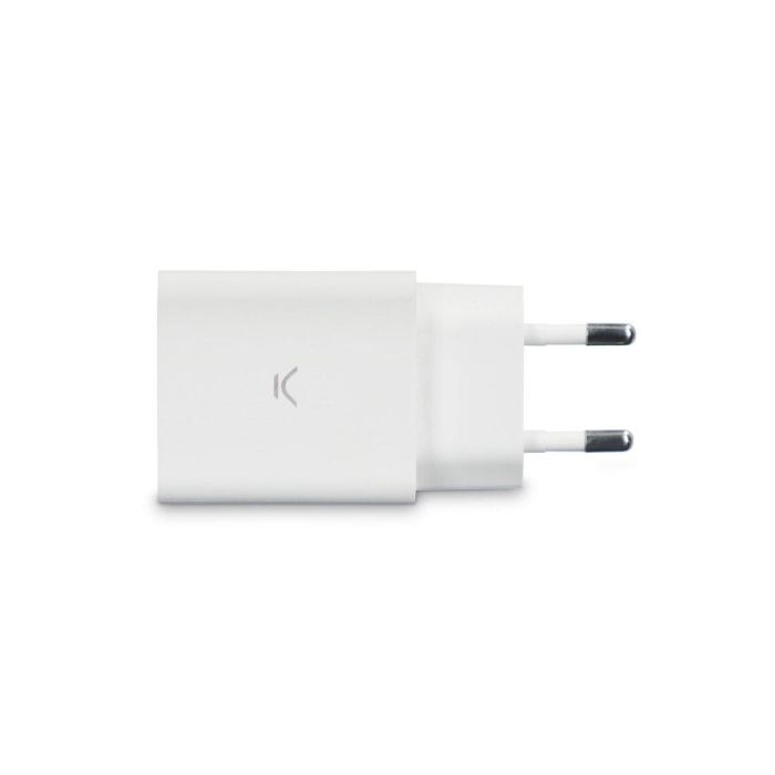 Cargador de Pared KSIX 2 USB 2.4A Blanco 5 Cargador de Pared KSIX 2 USB 2.4A Blanco 5