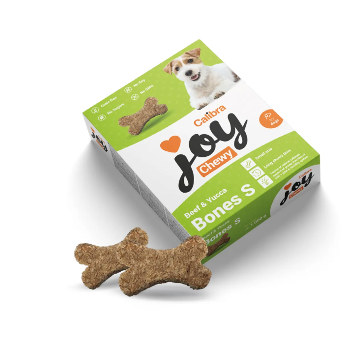 Calibra Joy Dog Chewy Hueso S Vacuno Y Yucca +40 Unidades 1 kg