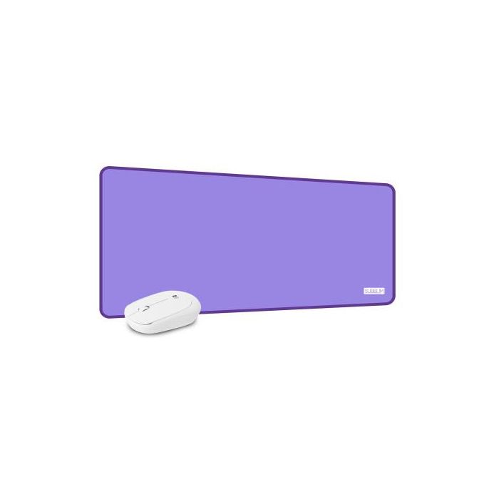 SUBBLIM Harmony Pack Mousepad XL + Wireless Mouse Purple