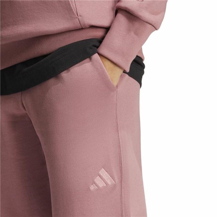 Pantalón Largo Deportivo Adidas All Szn French Terry Loose Rosa Mujer 2