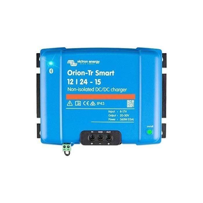 Victron Energy Convertidor DC-DC Inteligente Orion-Tr Smart 12/24V 15A sin Aislamiento con Bluetooth