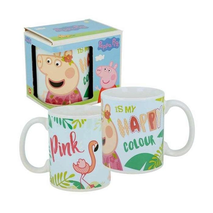 Safta Taza Grande Peppa Pig "Having Fun" 325ml 11,7x10x8,7cm - Modelos Surtidos 1
