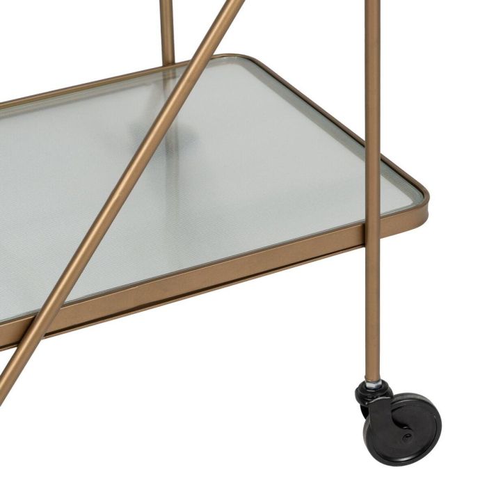 Carro de Cocina Dorado 61 x 40 x 70 cm 4 Carro de Cocina Dorado 61 x 40 x 70 cm 4