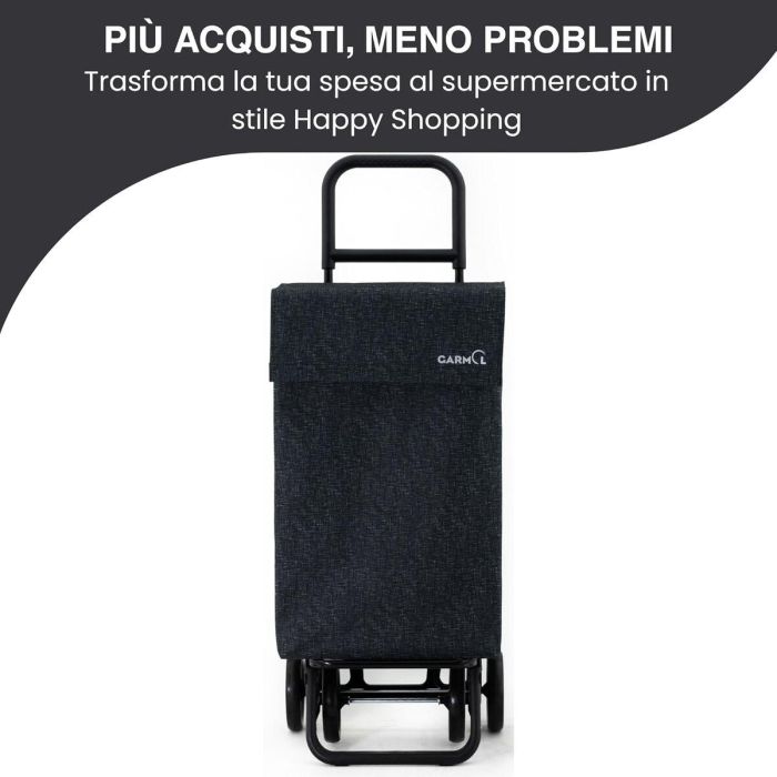 Carro de Compra Garmol 6012G5 PO Negro 5