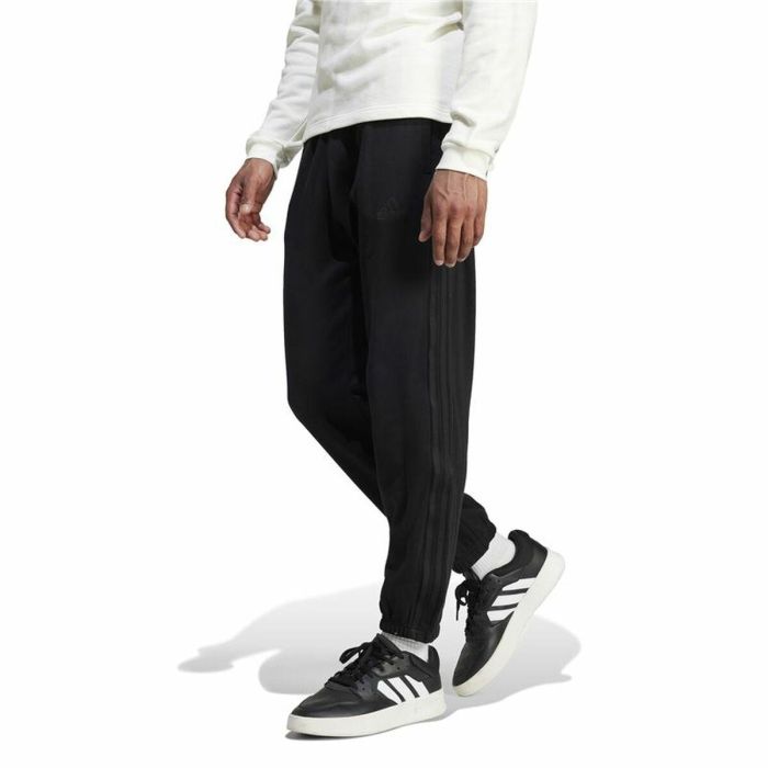 Pantalón Largo Deportivo Adidas Brand Love French Terry Negro Hombre 4