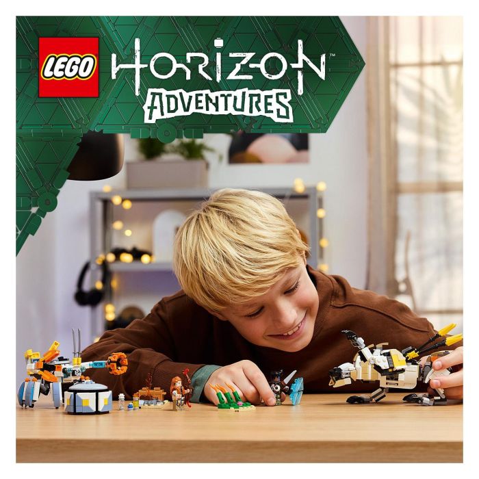 Lego Horizon Adventures 77037 Aloy y Varl contra Testudien y Sawtooth - Juego de Construcción para Niños y Niñas a Partir de 9 Años