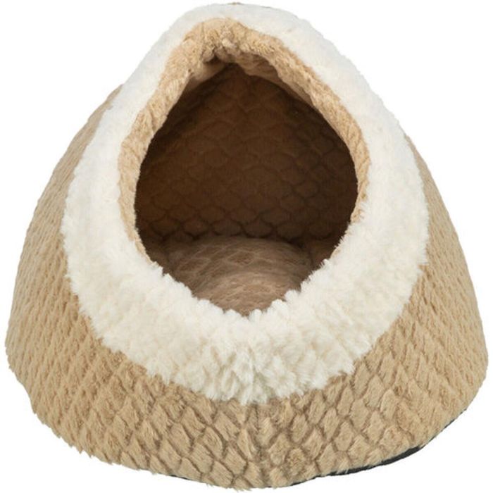 Cueva para gato Trixie Kaline Mio Marrón Crema 35 x 26 x 41 cm 1