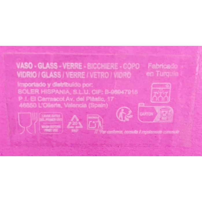 LAV Set 6 Vasos Zoey 480 cc 1