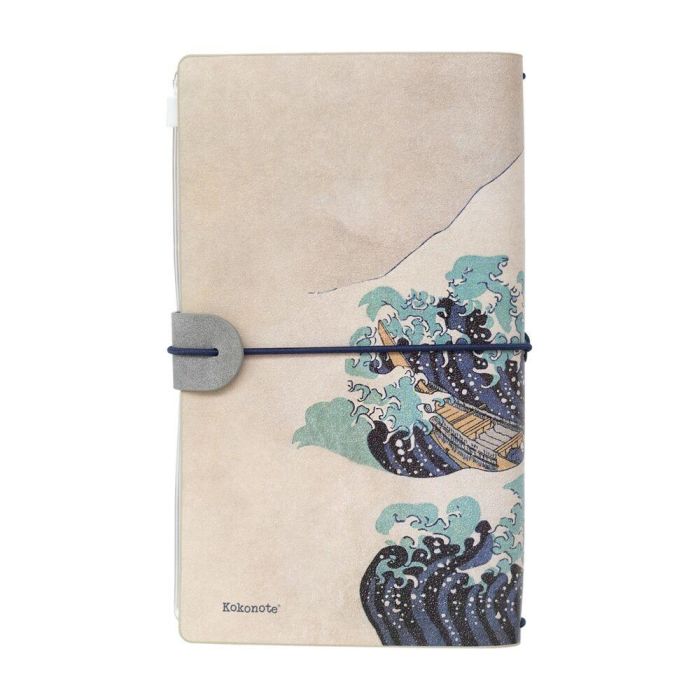 Cuaderno de viaje La Gran Ola de Kanagawa Hokusai 1