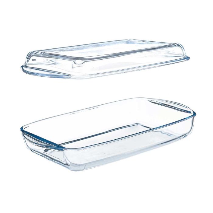 Bandeja Con Tapa Borcam 1950Ml Pasabahce 35X8CM (4 Unidades) 1 Bandeja Con Tapa Borcam 1950Ml Pasabahce 35X8CM (4 Unidades) 1
