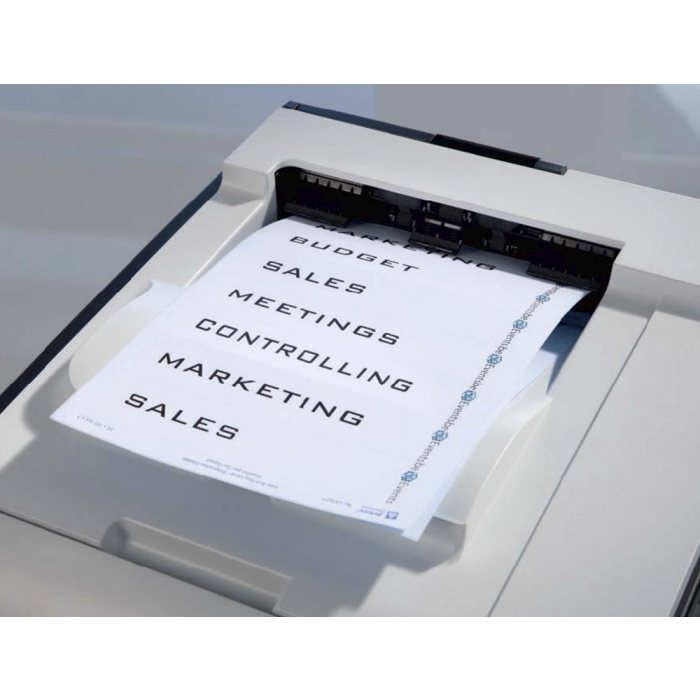 Avery Etiquetas Adhesivas Permanentes Blancas 61x192 mm para Lomo Archivador Ancho 6 cm, Caja 100 Unidades 3