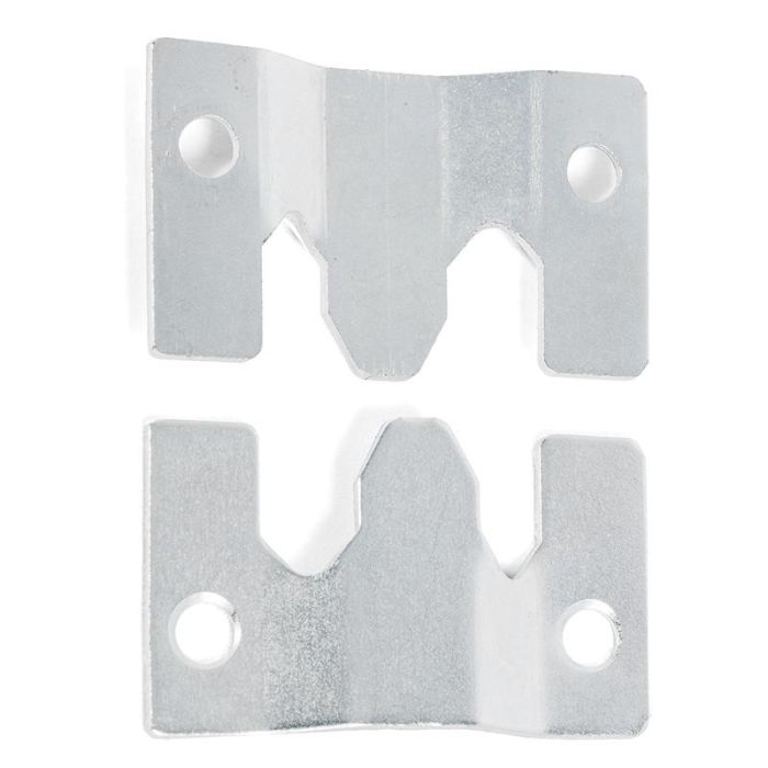 Q&Q Placas Unión Mini Birdy Zincado para Sofá - Juego 2 Piezas