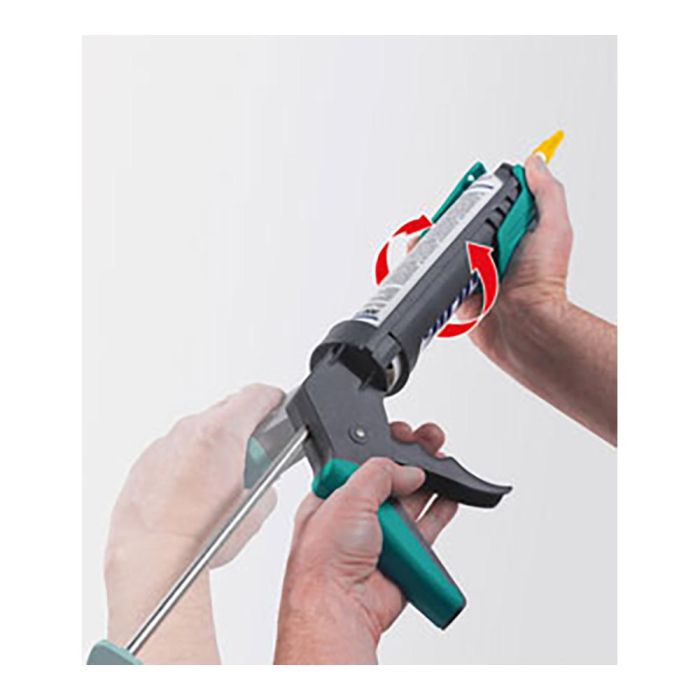 Wolfcraft Pistola selladora MG200 con sistema antigoteo, para cartuchos de silicona/acrílico 310 ml 1