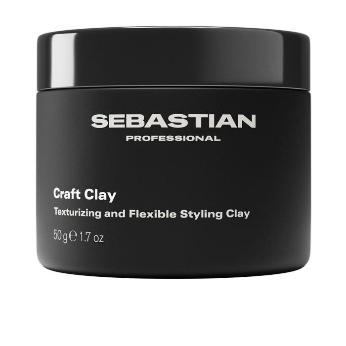 Sebastian Professionals CRAFT CLAY Arcilla Mate Texturizadora y Definidora para Cabello, Acabado Flexible y Remodelable, 50 g Sebastian Professionals CRAFT CLAY Arcilla Mate Texturizadora y Definidora para Cabello, Acabado Flexible y Remodelable, 50 g