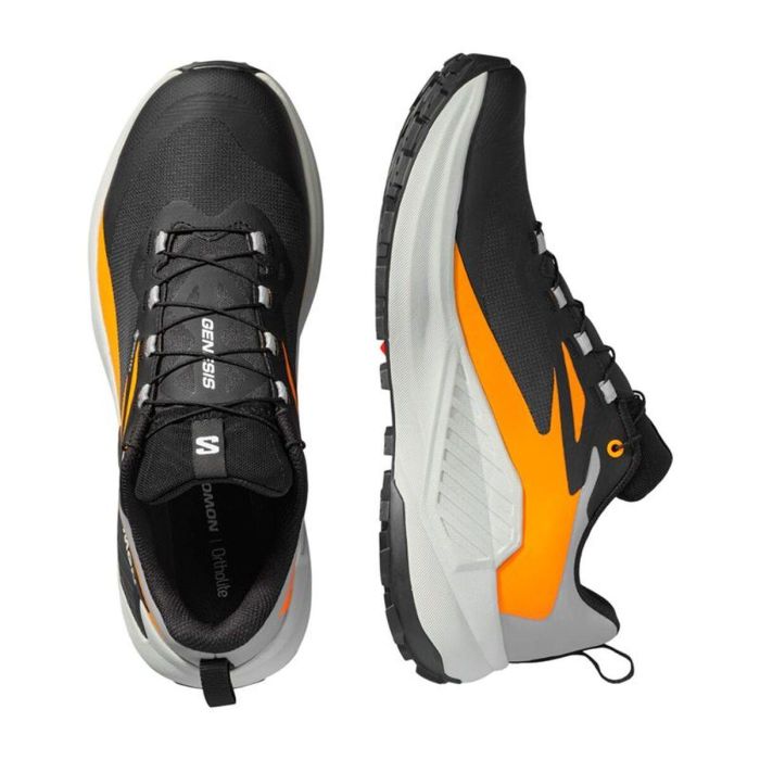 Zapatillas de trail para hombre Salomon Genesis Gtx Negro Naranja S 1