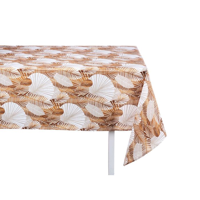 Kinvara Mantel Loneta Antimanchas Hojas Oro 180 x 140 cm (Set de 10) 3