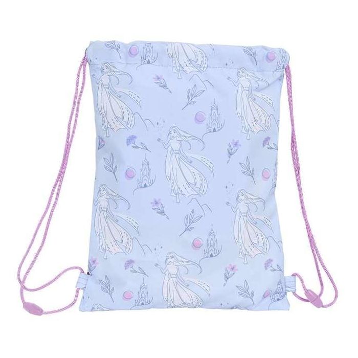 Bolsa Mochila con Cuerdas Frozen Believe Lila 1