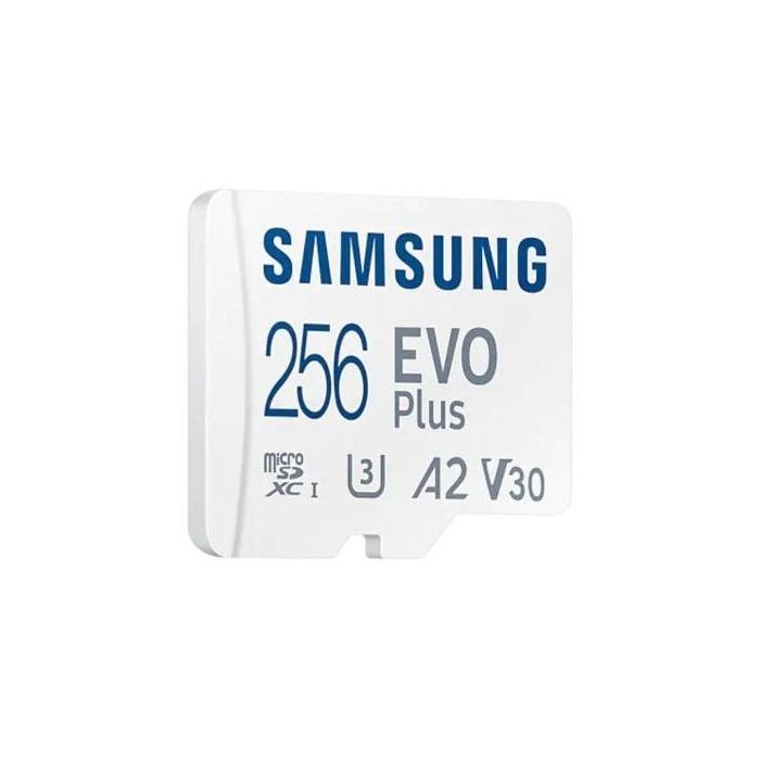 Tarjeta de Memoria Samsung EVO Plus 2023 256GB microSD XC con Adaptador/ Clase 10/ 160MBs 3